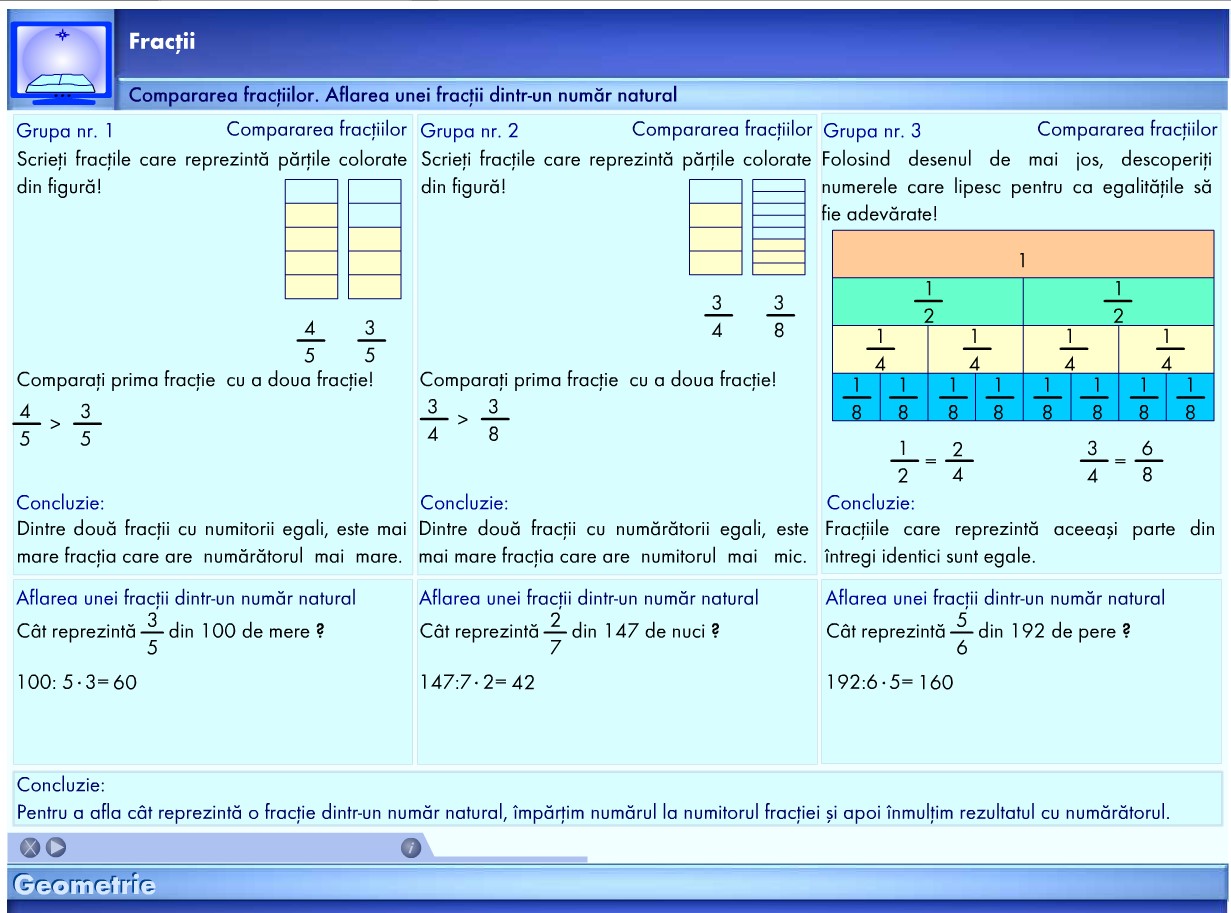 Fracții ordinare – introducere