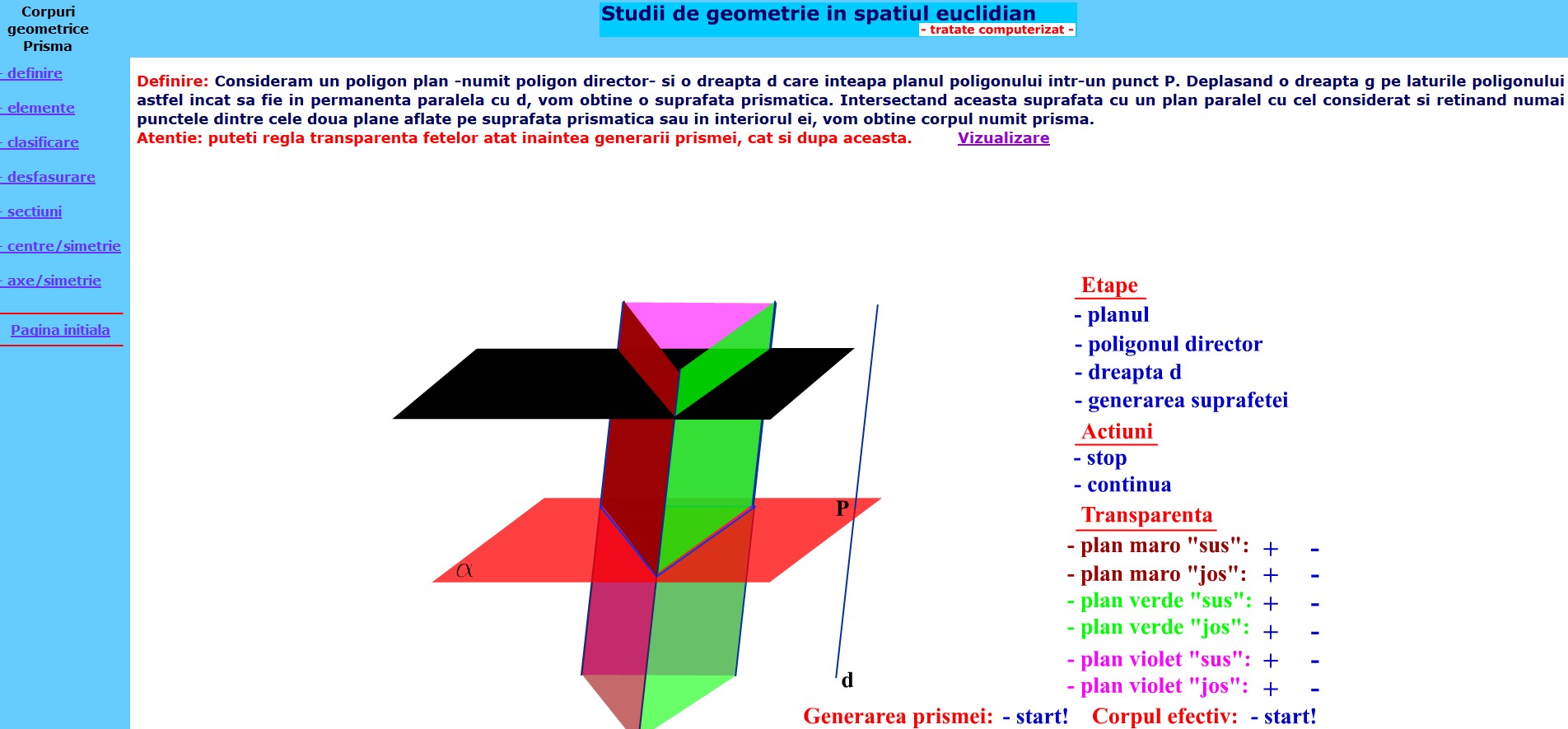 Corpuri geometrice. Locuri geometrice