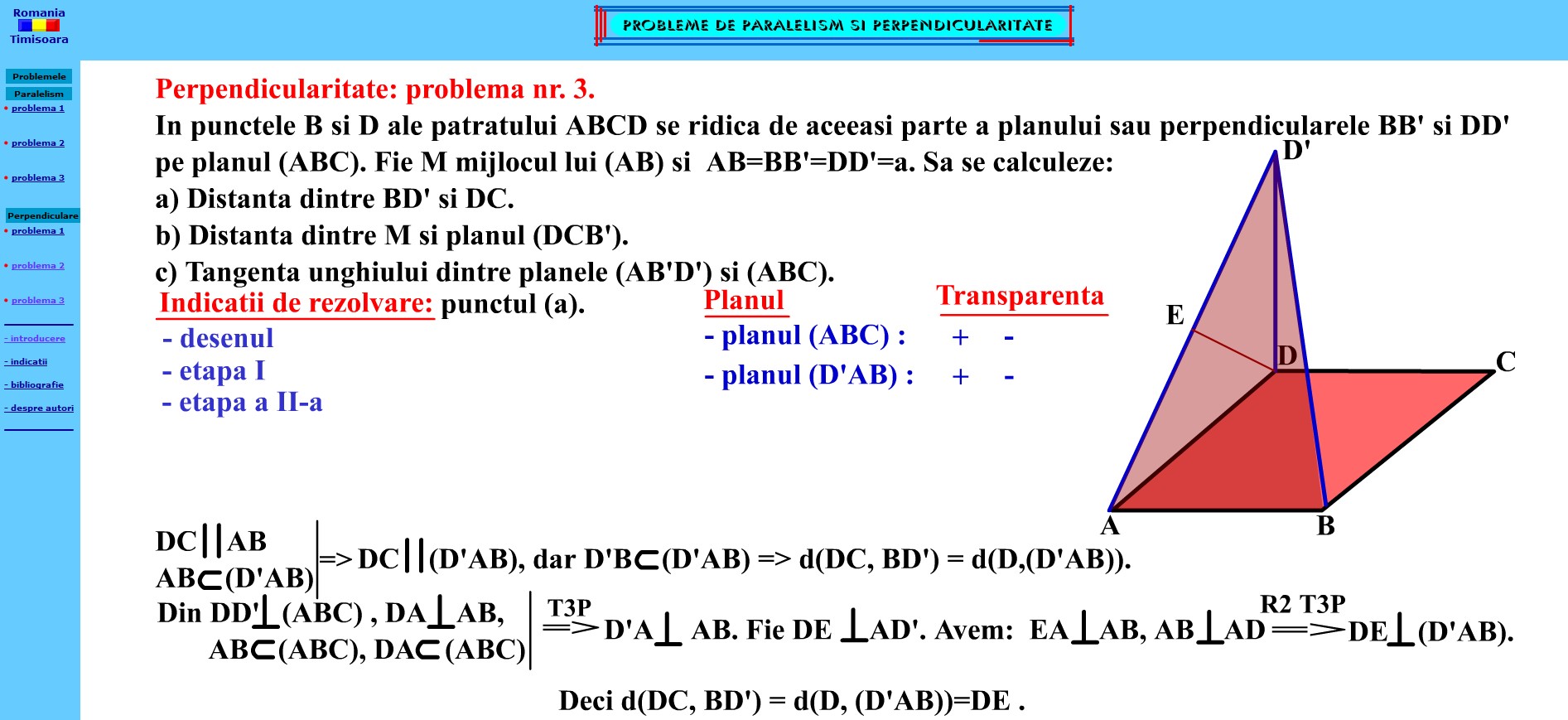 Paralelism și perpendicularitate